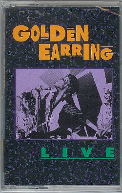 Golden Earring Live Cassette inlay front re-release USA 1992